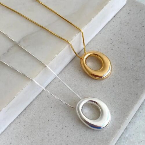 Colar Oval Liso