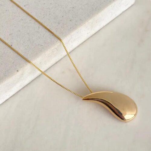 Colar Gota Lisa