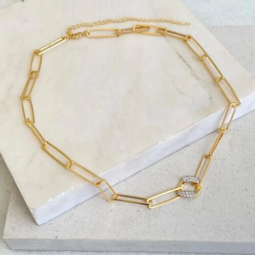 Colar Cartier Elo Cravejado