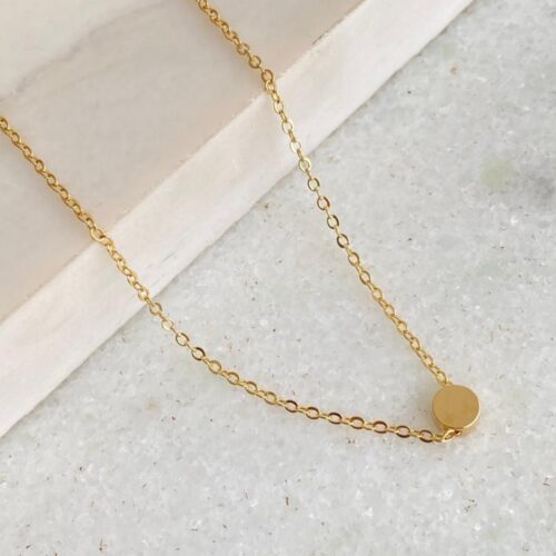 Colar Choker Círculo Liso