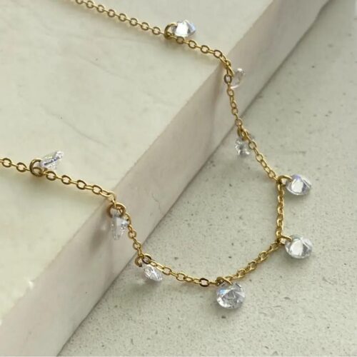 Colar Choker Ponto de Luz