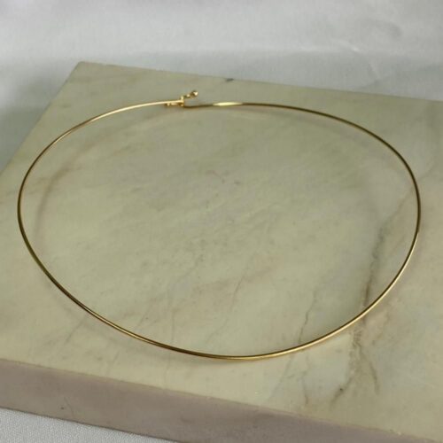 Colar Choker Aro Fino Liso