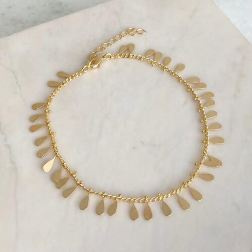 Tornozeleira Mini Gota Lisa