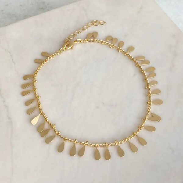 Tornozeleira Mini Gota Lisa