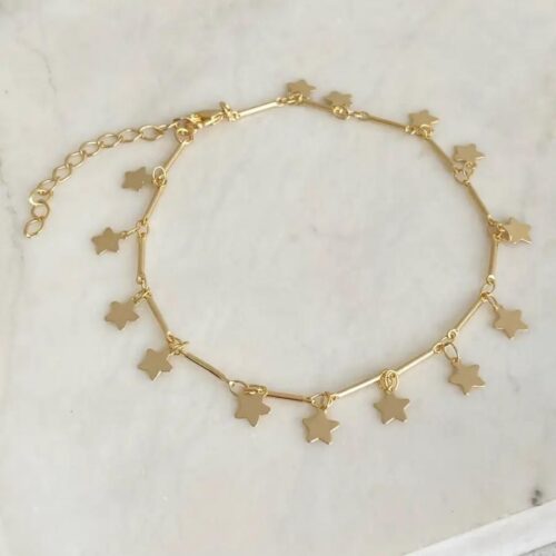 Tornozeleira Mini Estrelinhas