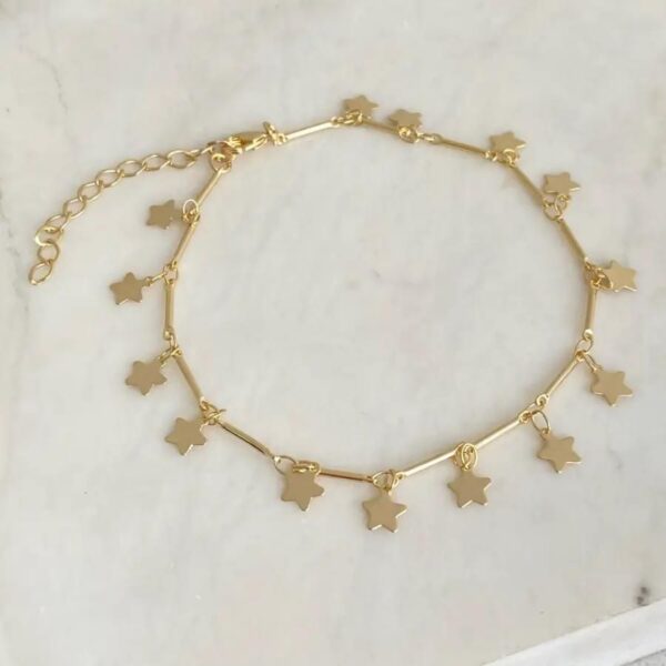 Tornozeleira Mini Estrelinhas