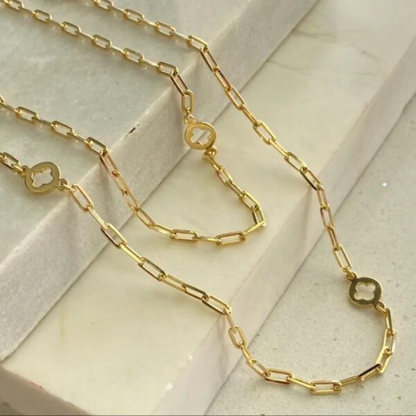 Colar Cartier e Flor
