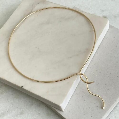 Choker Serpente Aro