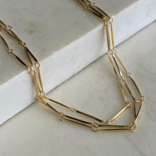 COLAR CHOKER TRIPLO FIO