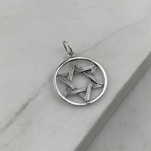 Pingente Estrela de Davi Envelhecida