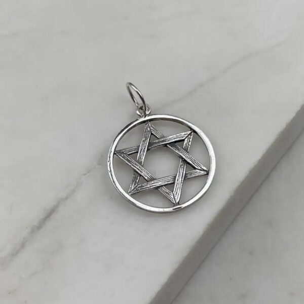 Pingente Estrela de Davi Envelhecida