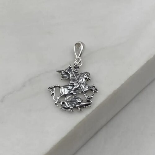 Pingente São Jorge Envelhecido