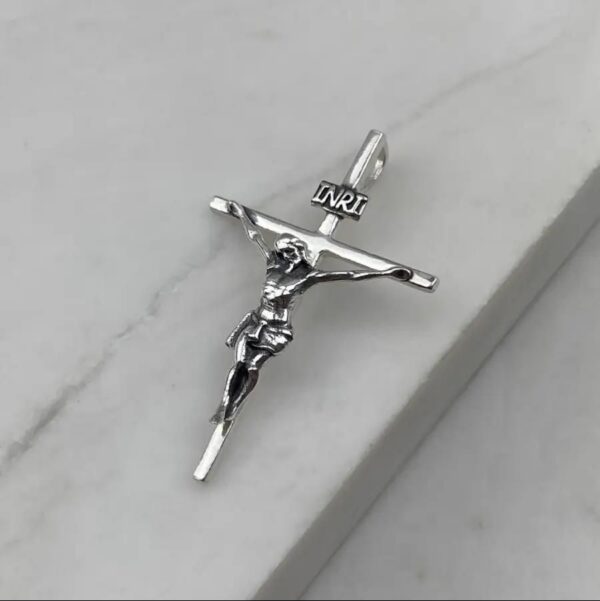 Pingente Cruz c/ Cristo Envelhecida