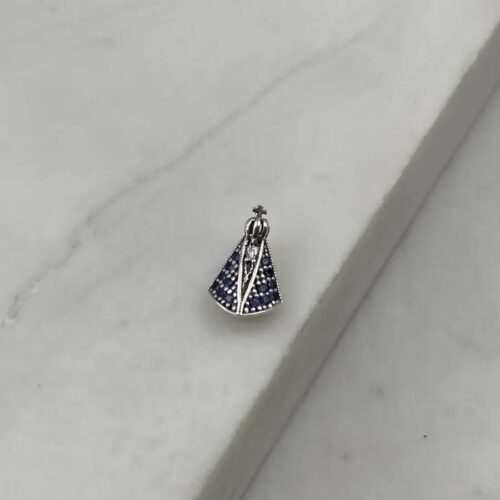 Pingente Nossa Senhora Pequena Manto Azul