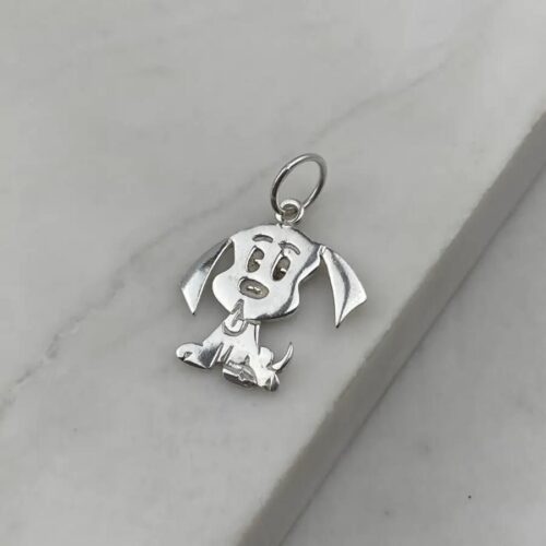 Pingente Cachorrinho Sapeca Liso
