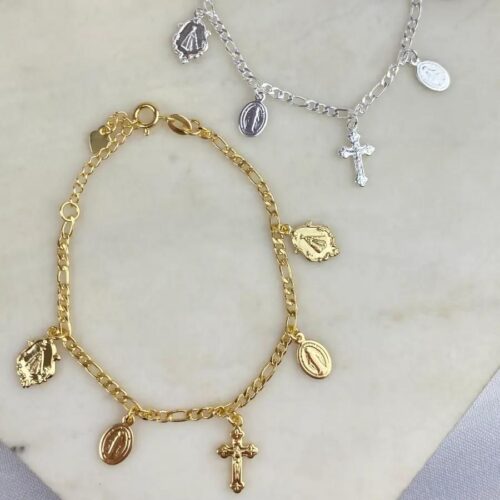 Pulseira Infantil Nossa Senhora Aparecida e das Graças