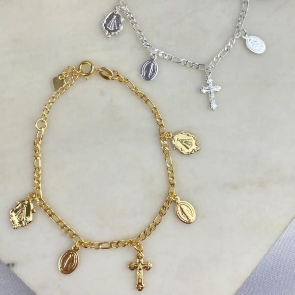 Pulseira Infantil Nossa Senhora Aparecida e das Graças
