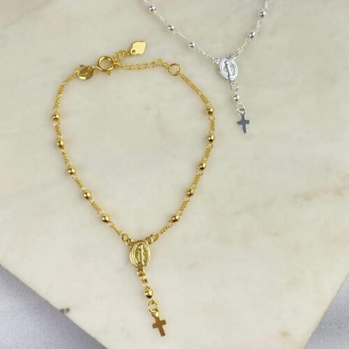 Pulseira Infantil Denário Nossa Senhora das Graças