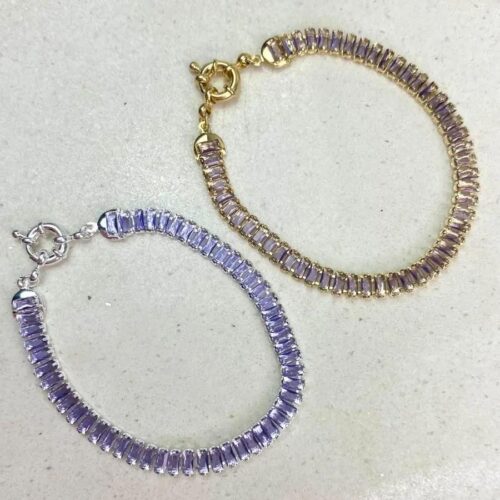Pulseira Riviera Zircônia Ametista