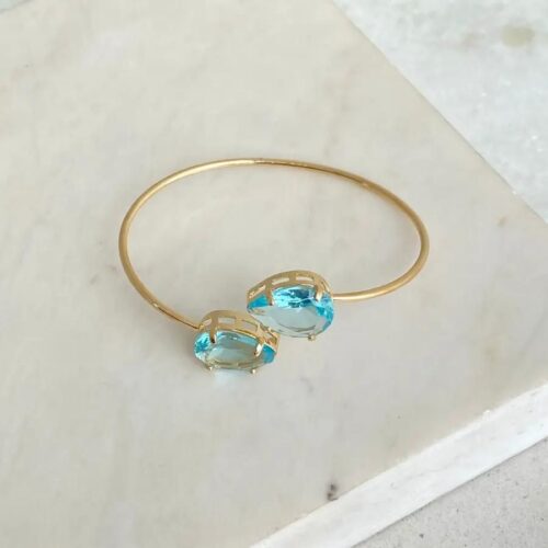 Bracelete Gota de Zircônia