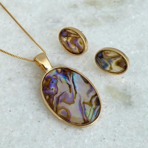 CONJUNTO ABALONE OVAL