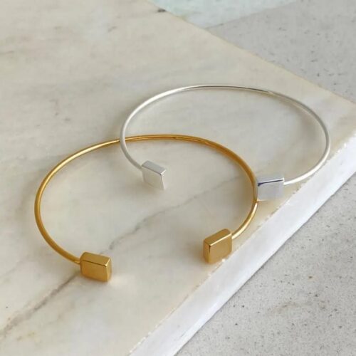 Bracelete Liso Quadrados
