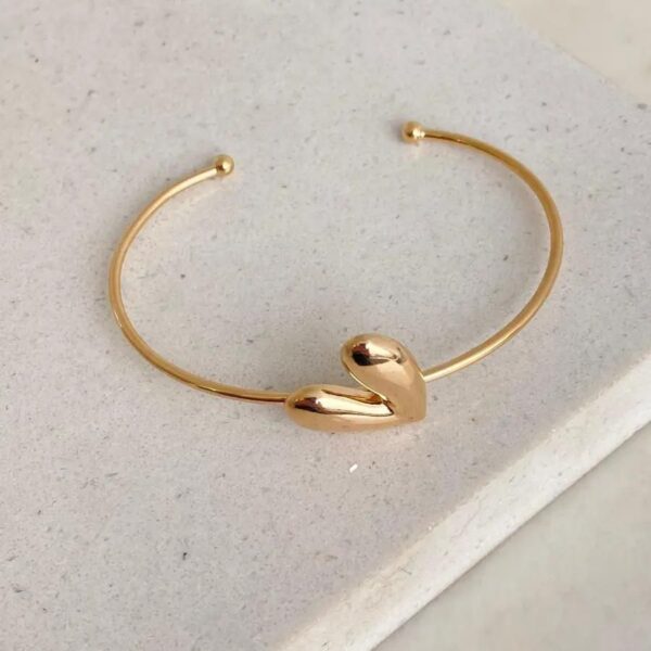 Bracelete Coração Liso