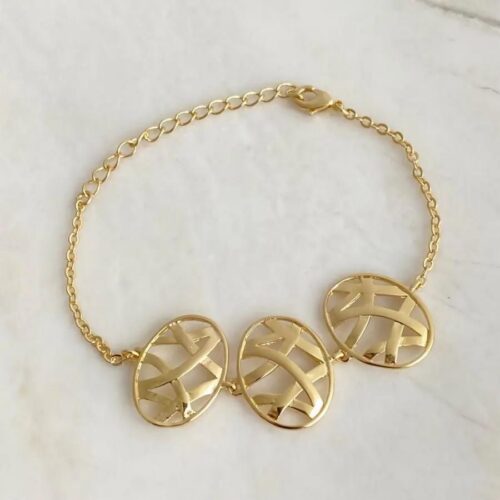 Pulseira Oval Transpassada