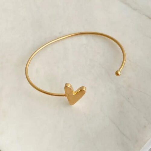 Bracelete Coração Liso