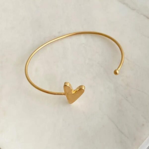 Bracelete Coração Liso