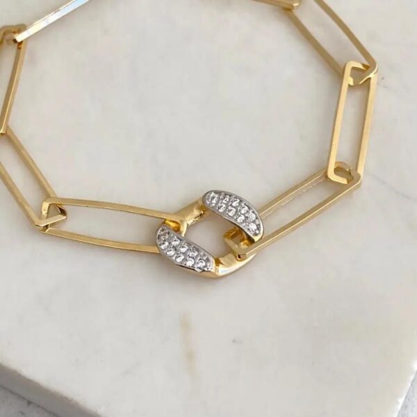 Pulseira Cartier Elo Cravejado