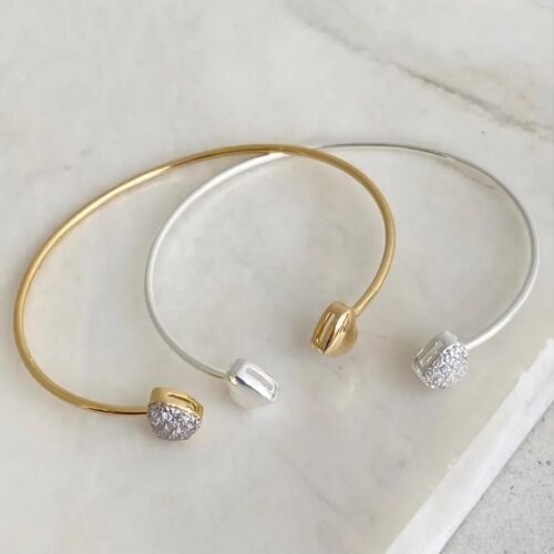Bracelete Coração nas Pontas Cravejado