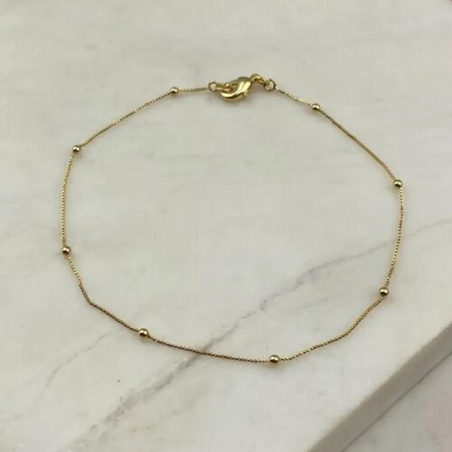 Pulseira Veneziana Mini Bolinhas Lisas