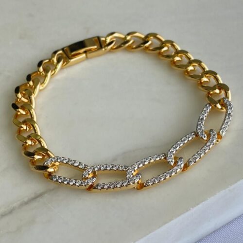 Pulseira Grummet Elos com Zircônia