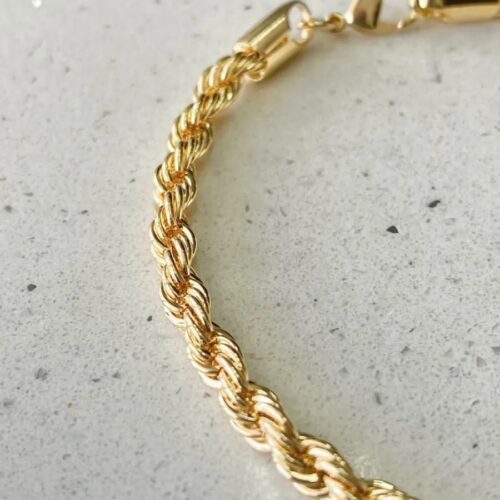 Pulseira Cordão Baiano 4mm