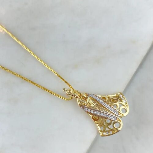 Colar Nossa Senhora Aparecida Zircônia