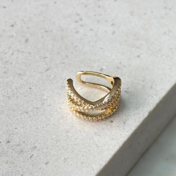 Piercing Fake X e Linha Cravejado