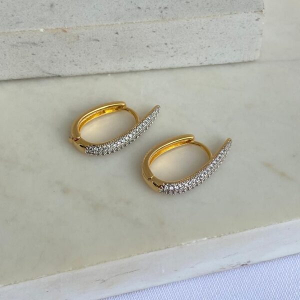 ARGOLA TEC GRANDE CRAVEJADO ZIRCÔNIA