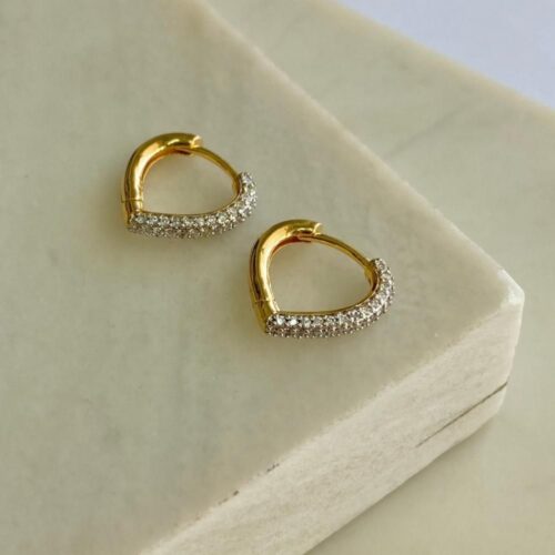 ARGOLA TEC GRANDE CORACAO CRAVEJADO ZIRCONIA RODIUM
