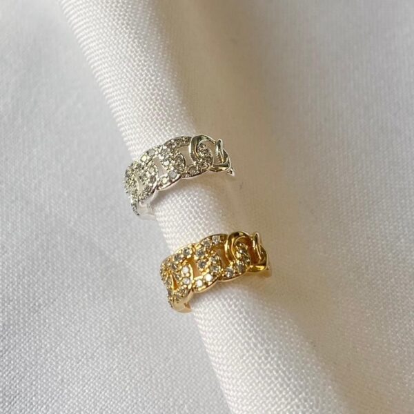 PIERCING FAKE ELOS COM ZIRCÔNIA