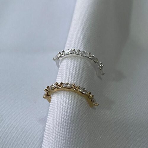PIERCING FAKE NAVETE COM ZIRCÔNIAS