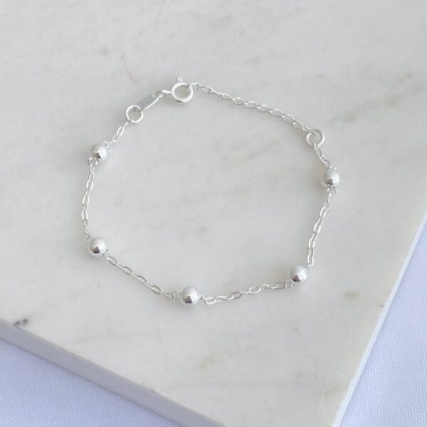 Pulseira Infantil de Bolinha
