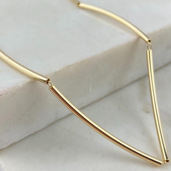 Colar Choker Canutilho Cortado