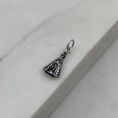 Pingente Nossa Senhora Aparecida Manto Azul