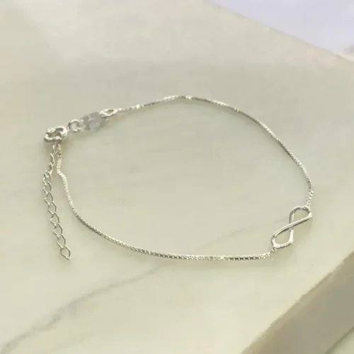 PULSEIRA INFANTIL VENEZIANA INFINITO PRATA 925