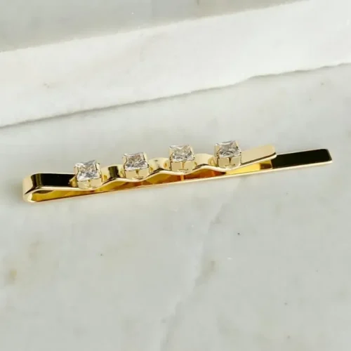 GRAMPO DE CABELO 4 ZIRCÔNIAS