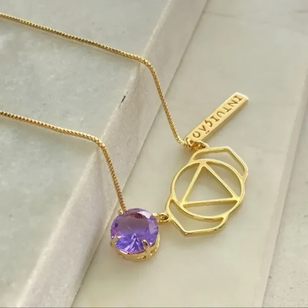 COLAR CHAKRA INTUIÇÃO