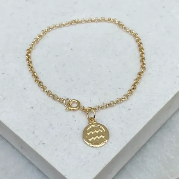 PULSEIRA ELO PORTUGUÊS SIGNO AQUÁRIO