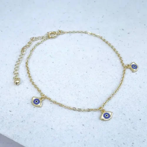 PULSEIRA PINGENTE MINI OLHO GREGO