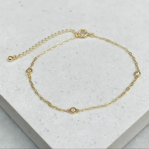 PULSEIRA ELOS FINOS PONTO DE LUZ